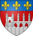 Blason ville fr Saintes (Charente-Maritime)